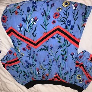 Off the shoulder flower blouse